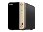 QNAP   2-Bay desktop NAS   TS-264-8G   Intel Celeron   N5095 4-core   Processor frequency 2.9 GHz   8 GB