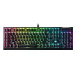 Razer   Mechanical Gaming Keyboard   BlackWidow V4 X   Mechanical Gaming Keyboard   Wired   US   Black   Yellow Mechanical Switches (Linear)
