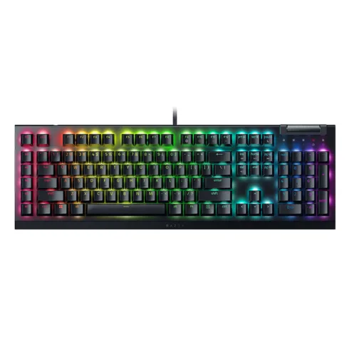 Razer   Mechanical Gaming Keyboard   BlackWidow V4 X   Mechanical Gaming Keyboard   Wired   US   Black   Yellow Mechanical Switches (Linear)