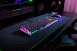 Razer   Mechanical Gaming Keyboard   BlackWidow V4 X   Mechanical Gaming Keyboard   Wired   US   Black   Yellow Mechanical Switches (Linear)