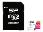 Silicon Power   microSDHC UHS-I Memory Card   Elite   128 GB   microSDHC/SDXC   Flash memory class 10