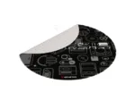 Genesis Protective Floor Mat Tellur 300 Round Gear Polyester   Floor Mat   Multicolor