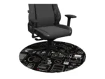 Genesis Protective Floor Mat Tellur 300 Round Gear Polyester   Floor Mat   Multicolor