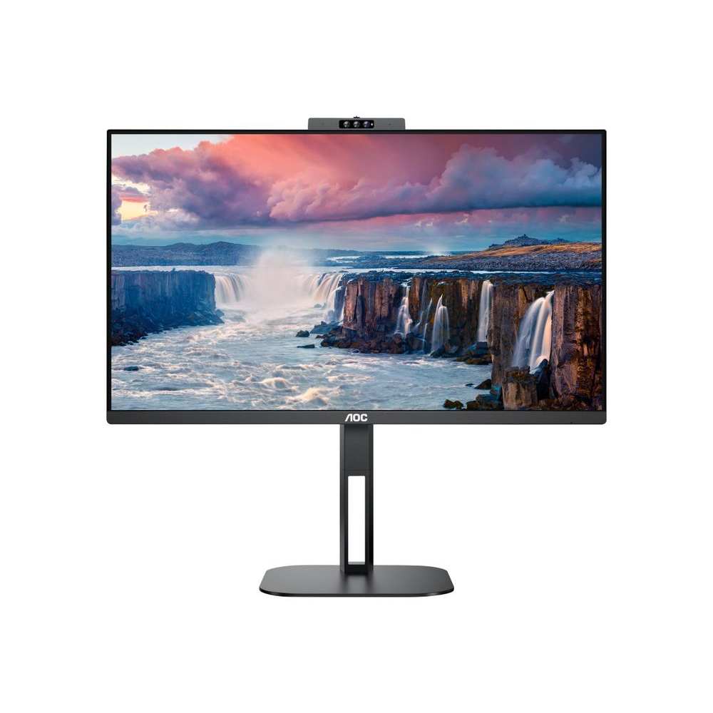 403966-24v5cw-bk-4038986140256-0.webp AOC USB-C Monitor with Webcam 24V5CW/BK 23.8 ” IPS FHD 16:9 75 Hz 1 ms 1920 x 1080 300 cd/m² HDMI ports quantity 2 Black