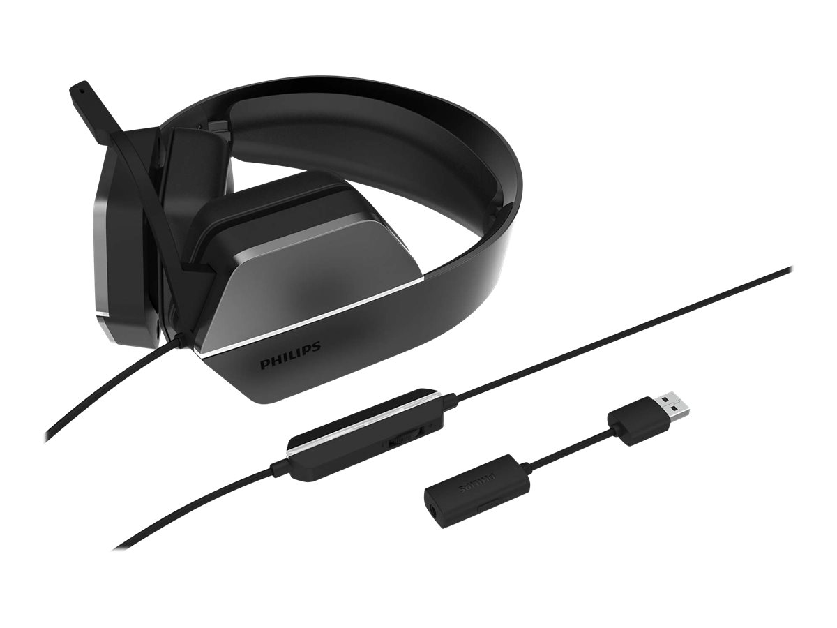 405079-tag4106bk-00-4895229126992-0.webp Philips 4000 Series Gaming Headset TAG4106BK/00 Wired Gaming Headset On-Ear