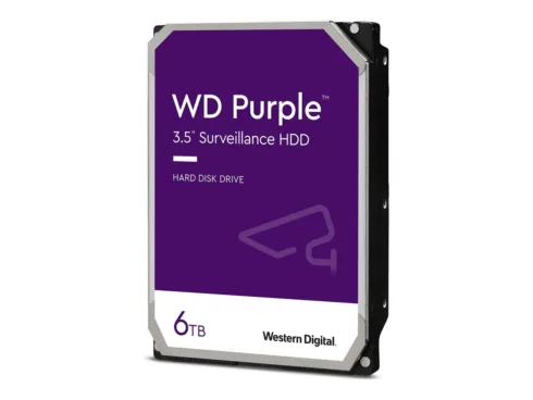 Western Digital Purple WD64PURZ kietasis diskas, 6000 GB talpa, 5460 RPM