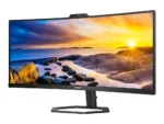 Philips   Monitor with Windows Hello Webcam   34E1C5600HE/00   34 ”   VA   21:9   100 Hz   4 ms   3440 x 1440 pixels   300 cd/m²   HDMI ports quantity 1   Black   Warranty 36 month(s)