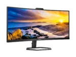 Philips   Monitor with Windows Hello Webcam   34E1C5600HE/00   34 ”   VA   21:9   100 Hz   4 ms   3440 x 1440 pixels   300 cd/m²   HDMI ports quantity 1   Black   Warranty 36 month(s)