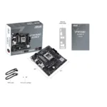 Asus   PRIME A620M-K   Processor family AMD   Processor socket AM5   DDR5 DIMM   Memory slots 2   Supported hard disk drive interfaces 	SATA, M.2   Number of SATA connectors 4   Chipset AMD A620   micro-ATX