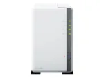 Synology   Tower NAS   DS223j   up to 2 HDD/SSD   Realtek   RTD1619B   Processor frequency 1.7 GHz   1 GB   DDR4