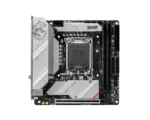 MSI   MPG B760I EDGE WIFI   Processor family Intel   Processor socket  LGA1700   DDR5 DIMM   Memory slots 2   Supported hard disk drive interfaces SATA, M.2   Number of SATA connectors 4   Chipset Intel B760   Mini-ITX