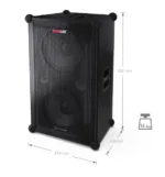 Sharp SumoBox CP-LS200 High Performance Portable Speaker   Sharp   Portable Speaker   SUMOBOX Pro CP-LS200 High Performance   200 W   Waterproof   Bluetooth   Black   Portable   Wireless connection