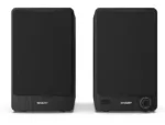 Sharp CP-SS30 Bookshelf Speakers, Black   Sharp   Speakers   CP-SS30(BK) Bookshelf   60 W   Bluetooth   Black   Wireless connection