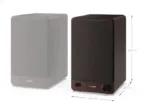 Sharp CP-SS30 Bookshelf Speakers, Brown   Sharp   Speakers   CP-SS30(BR) Bookshelf   60 W   Bluetooth   Brown   Wireless connection