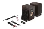 Sharp CP-SS30 Bookshelf Speakers, Brown   Sharp   Speakers   CP-SS30(BR) Bookshelf   60 W   Bluetooth   Brown   Wireless connection