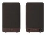 Sharp CP-SS30 Bookshelf Speakers, Brown   Sharp   Speakers   CP-SS30(BR) Bookshelf   60 W   Bluetooth   Brown   Wireless connection