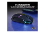 Corsair   Gaming Mouse   NIGHTSABRE RGB   Wireless   Bluetooth, 2.4 GHz   Black