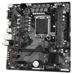 Gigabyte   B760M H DDR4 1.0 M/B   Processor family Intel   Processor socket LGA1700   DDR4 DIMM   Memory slots 2   Supported hard disk drive interfaces SATA, M.2   Number of SATA connectors 4   Chipset Intel B760 Express   Micro ATX