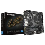 Gigabyte   B760M H DDR4 1.0 M/B   Processor family Intel   Processor socket LGA1700   DDR4 DIMM   Memory slots 2   Supported hard disk drive interfaces SATA, M.2   Number of SATA connectors 4   Chipset Intel B760 Express   Micro ATX