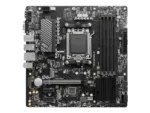 MSI   PRO B650M-P   Processor family AMD   Processor socket AM5   DDR5   Memory slots 4   Supported hard disk drive interfaces 	SATA, M.2   Number of SATA connectors 4   Chipset AMD B650   mATX