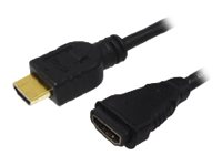 Logilink   HDMI Cable Type A Male – HDMI Type A Female   CH0056   HDMI Type A Female   HDMI Type A Male   HDMI to HDMI   2 m