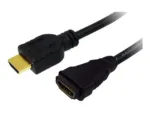 Logilink   HDMI Cable Type A Male – HDMI Type A Female   CH0056   HDMI Type A Female   HDMI Type A Male   HDMI to HDMI   2 m