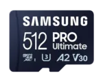Samsung PRO Ultimate 512 GB microSDXC kortelė su U3, V30 klasė