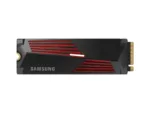 Samsung 990 PRO su šilumokaičiu, M.2 2280, matomas iš šono