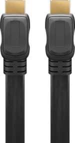 Goobay   High Speed HDMI Flat Cable with Ethernet   61279   HDMI male (type A)   HDMI (type A)   HDMI to HDMI   2 m
