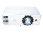 Acer S1386WH Projector, DLP 3D, WXGA, 3600lm, 20000/1   Acer