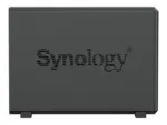Synology   Tower NAS   DS124   up to 1 HDD/SSD   Realtek   RTD1619B   Processor frequency 1.7 GHz   1 GB   DDR4