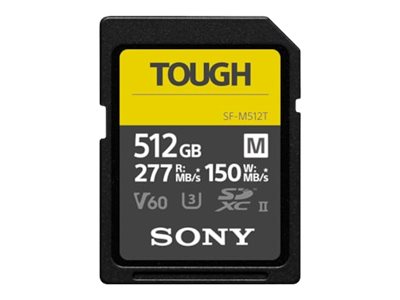 410910-sfm512t-sym-0.webp Sony UHS-II SDXC Memory Card SF-M 512 GB SDXC Flash memory class 10, U3, V60