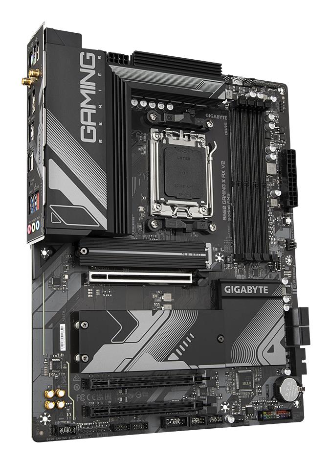 410bdea7-51e7-462f-a184-a45d90d862c4 Mainboard GIGABYTE AMD B650 SAM5 ATX Memory DDR5 Memory slots 4 1xPCI-Express 16x 1xPCI-Express 3.0 1x 3xM.2 1xHDMI 1xDisplayPort 3xUSB 2.0 4xUSB 3.2 1xUSB-C 1xPS/2 1xRJ45 3xAudio port B650GAMINGXAXV21.2