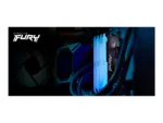 Atminties modulis Kingston FURY Beast RGB, šoninis vaizdas su 288-pin DIMM