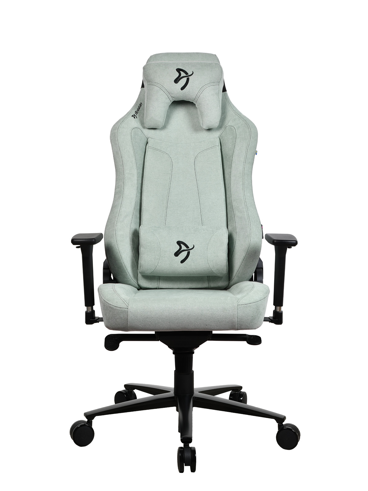 411438-vernazza-sfb-pgn-850047390226-0.webp Arozzi Frame material: Metal; Wheel base: Aluminium; Upholstery: Soft Fabric Arozzi Gaming Chair Vernazza SoftFabric Pearl Green