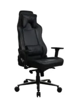 Arozzi Frame material: Metal; Wheel base: Aluminium; Upholstery: Soft PU   Gaming Chairs   Vernazza SoftPU   Pure Black