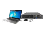 Aten   Laptop USB KVM Console Crash Cart Adapter IT Kit   CV211CP1   1 x USB Mini Type B Female, 1 x USB Type A Male, 1 x VGA Male (Blue)