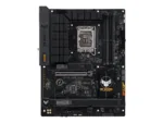 Asus   TUF GAMING B760-PLUS WIFI   Processor family Intel   Processor socket LGA1700   DDR4   Supported hard disk drive interfaces SATA, M.2   Number of SATA connectors 4