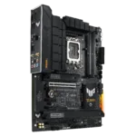 Asus   TUF GAMING B760-PLUS WIFI   Processor family Intel   Processor socket LGA1700   DDR4   Supported hard disk drive interfaces SATA, M.2   Number of SATA connectors 4