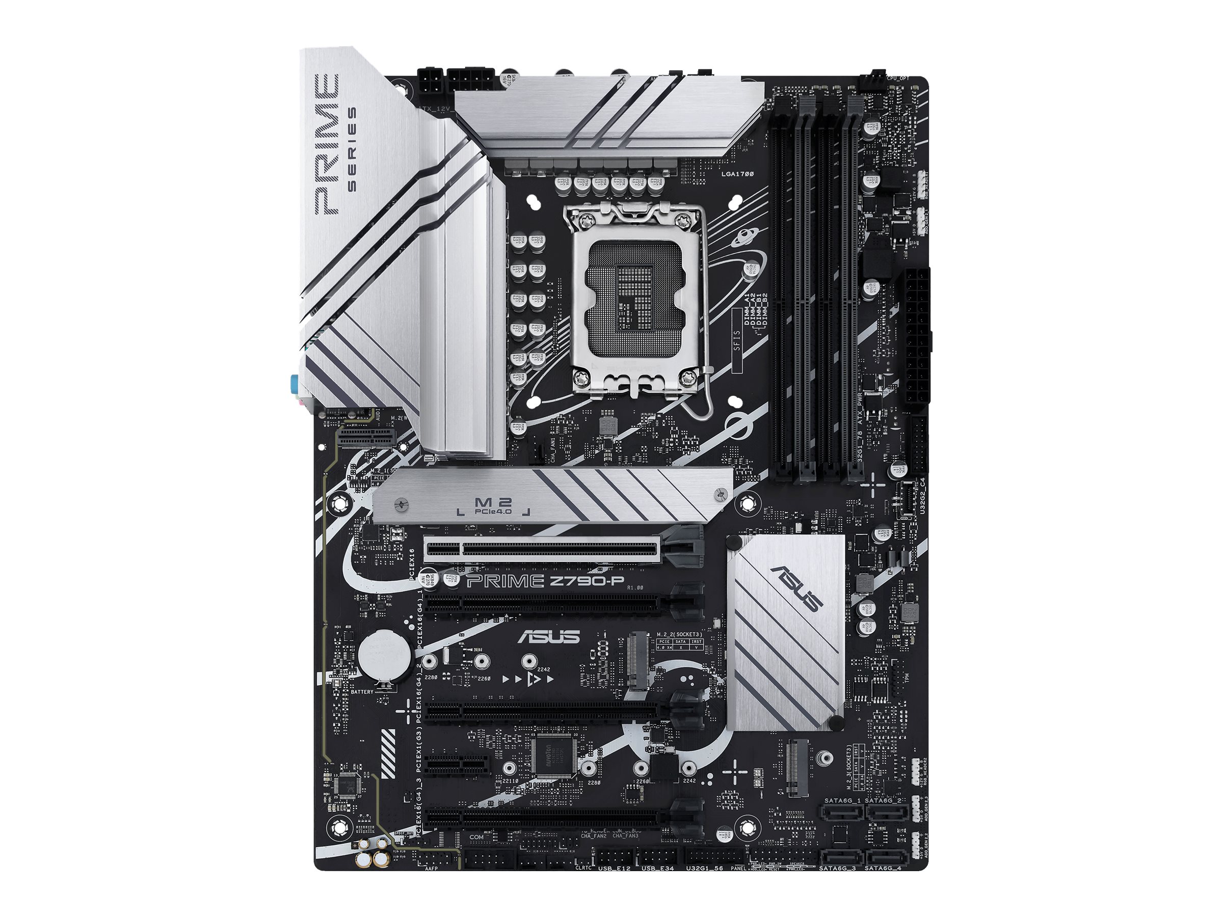412341-90mb1ck0-m1eay0-4711081937449-0.webp Asus PRIME Z790-P Processor family Intel Processor socket LGA1700 DDR5 DIMM Supported hard disk drive interfaces SATA, M.2 Number of SATA connectors 4