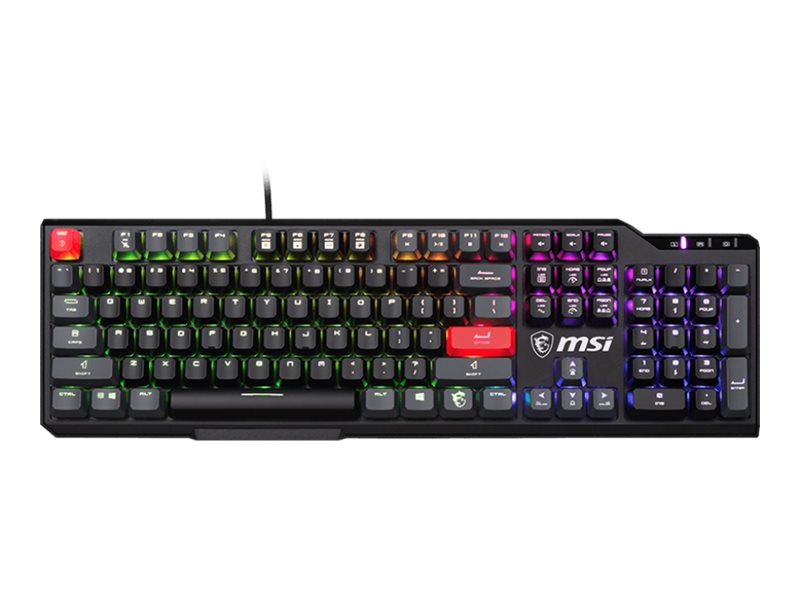 413437-vigor-gk41-dusk-lr-us-4711377024075-0.webp MSI VIGOR GK41 DUSK LR US Gaming keyboard Wired US Black Kailh Red