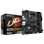 Gigabyte A520M DS3H V2 su AMD A520 lustu ir AM4 procesoriaus lizdu