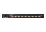 Aten   8-Port PS/2-USB VGA 17″ LCD KVM Switch with Daisy-Chain Port and USB Peripheral Support   CL5708M