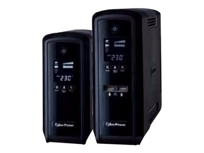 414261-cp1350epfclcd-4711027798578-0.webp CyberPower PFC Sinewave UPS Series CP1350PFCLCD 1350 VA 880 W 144 V 88 V NEMA 5-15P, 5 ft. cord