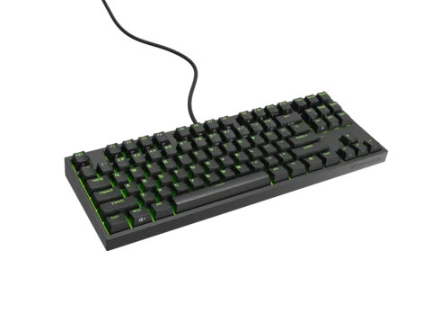 Genesis   THOR 404 TKL   Mechanical Gaming Keyboard   Wired   US   RGB   Black   USB-A   Gateron Yellow Pro
