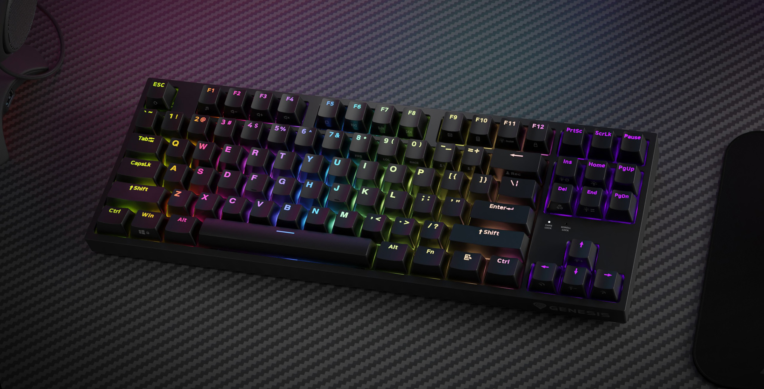 414646-nkg-2071-5901969443219-0.webp Genesis THOR 404 TKL Mechanical Gaming Keyboard Wired US RGB Black USB-A Kailh Box Brown V2