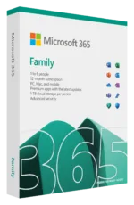 Microsoft   365 Family   6GQ-01897   M365 Family   FPP   License term 1 year(s)   English   EuroZone Medialess