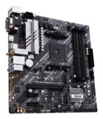 Mainboard ASUS AMD B550 SAM4 MicroATX Memory DDR4 Memory slots 4 2xPCI-Express 3.0 1x 1xPCI-Express 4.0 16x 2xM.2 1x15pin D-sub 1xDVI-D 1xHDMI 2xAudio-In 1xAudio-Out 6xUSB 3.2 1xPS/2 1xRJ45 PRIMEB550M-AWIFIII