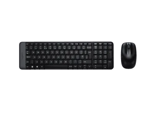 Logitech   Combo Wireless Keyboard and Mouse   MK220   Keyboard and Mouse   Wireless   Mouse included   US   Black   N/A