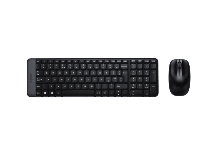 415746-920-003161-5099206029859-0.webp Logitech Combo Wireless Keyboard and Mouse MK220 Keyboard and Mouse Wireless Mouse included US Black N/A